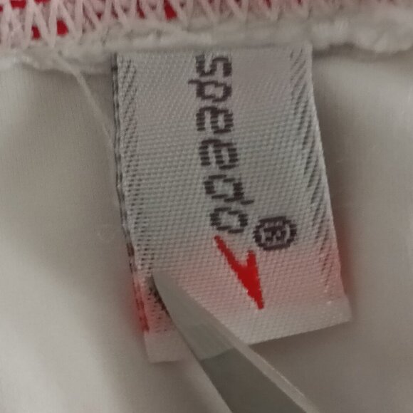 (*) VINTAGE SPEEDO SWIM BRIEF, WHITE, REAR TEXT, SIZE "S" (30"-31") - Pre-owned - Picture 4 of 7